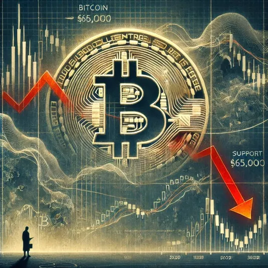 بیت&zwnj;کوین در آستانه اصلاح عمیق!