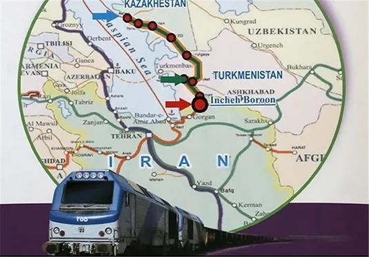 ۲ خط ریلی جدید بین ایران و ترکمنستان ساخته می&zwnj;شود