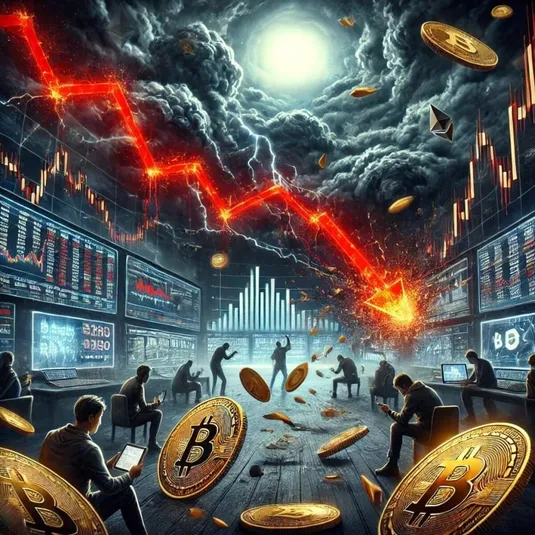 بیت&zwnj;کوین در مسیر نزول قیمتی