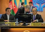 امروز نشست معاونان وزرای امور خارجه سازمان همکاری اقتصادی (ECO) در سطح عالی، به میزبانی تهران برگزار شد.این نشست با هدف تقویت همکاری‌های منطقه‌ای، توسعه روابط اقتصادی و رفع موانع تجاری میان کشورهای عضو برگزار شد و با حضور نمایندگان کشورهای عضو همراه بود.