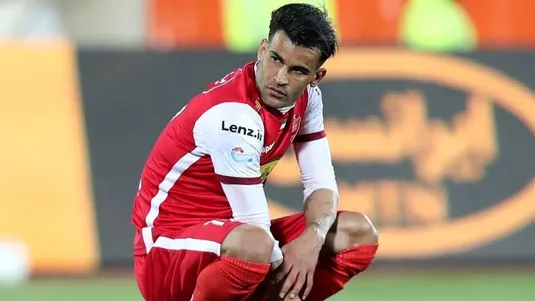 اقدام عجیب مهاجم پرسپولیس در قلعه حسن&zwnj;خان