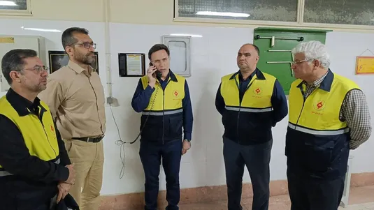 مانور میدانی تامین برق مراسم تشییع پیکر رهبر شهید در مشهد