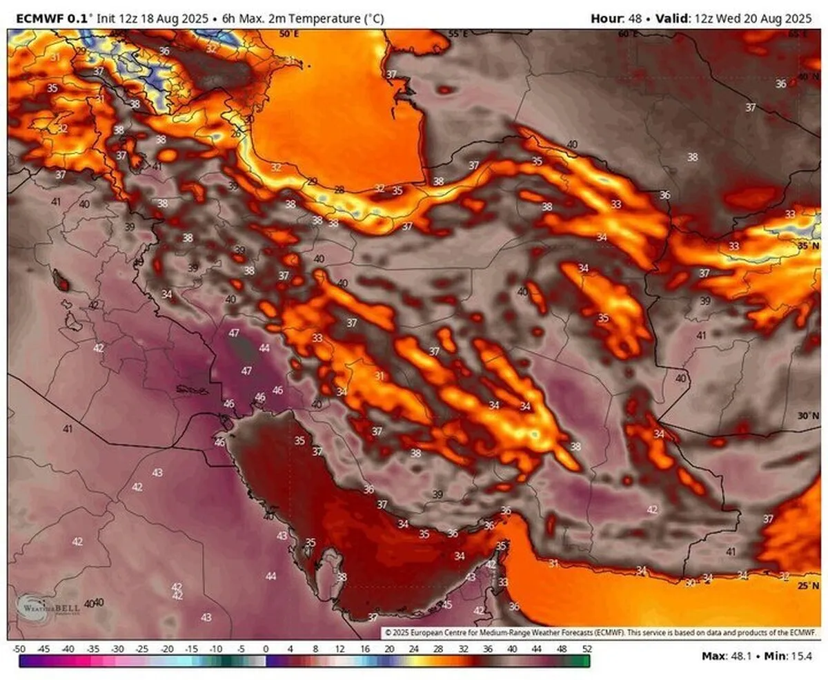 هشدار هواشناسی/افزایش دمای هوا تا ۸ درجه در اکثر نقاط