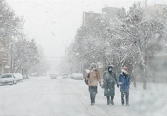 گزارش هواشناسی ۲۸ بهمن ۱۴۰۳/باران و برف در ۱۳ استان