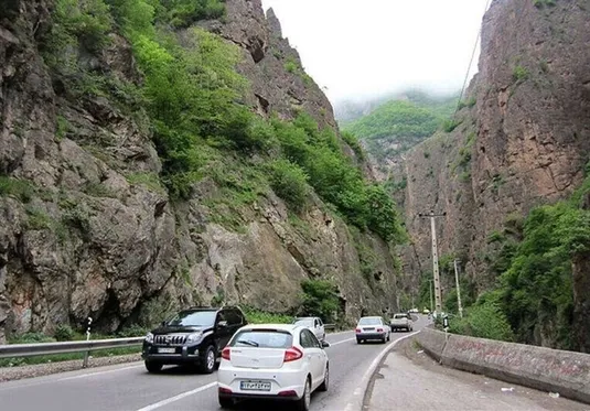 جاده چالوس از ساعت ۱۰ یکطرفه می&zwnj;شود