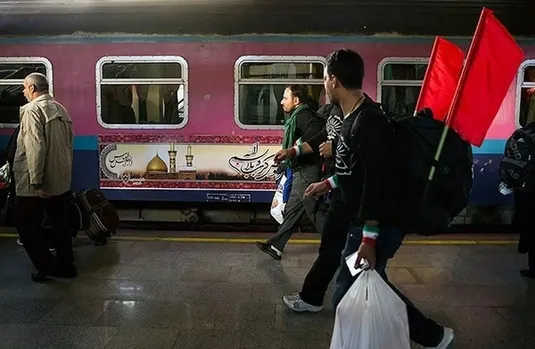 جابه&zwnj;جایی ۱۳۵ هزار زائر از طریق ناوگان ریلی