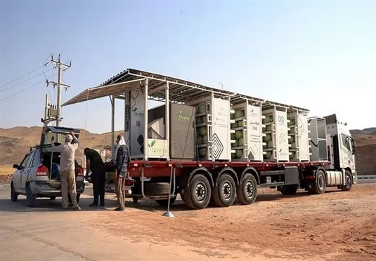 سوخت&zwnj;رسانی رایگان CNG در مرز خسروی