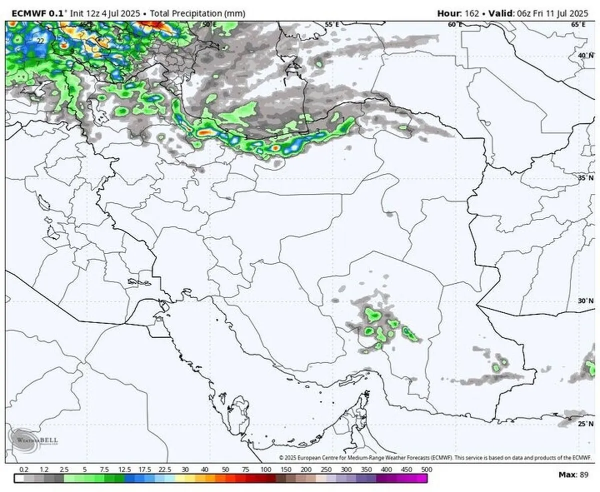 هواشناسی ایران امروز ۱۵ تیر