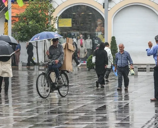 هشدار هواشناسی/ بارش باران و رعد و برق در اغلب مناطق کشور