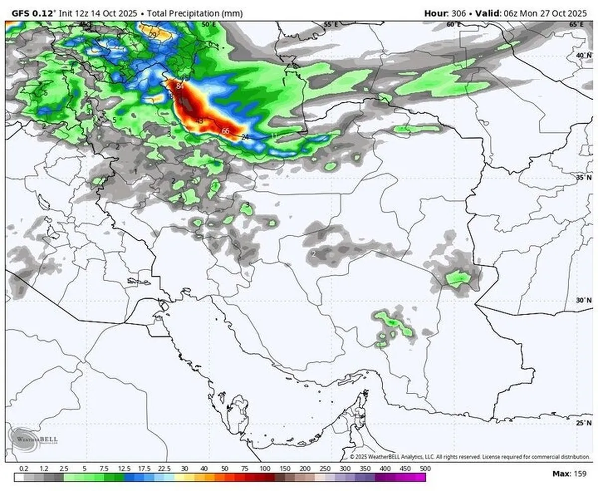 هواشناسی ۲۴ مهر؛ رگبار باران و وزش باد شدید در راه است