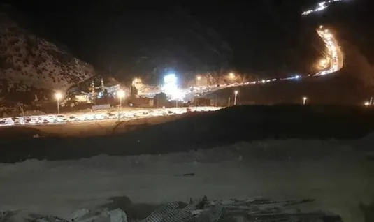 جاده چالوس یک&zwnj;طرفه شد