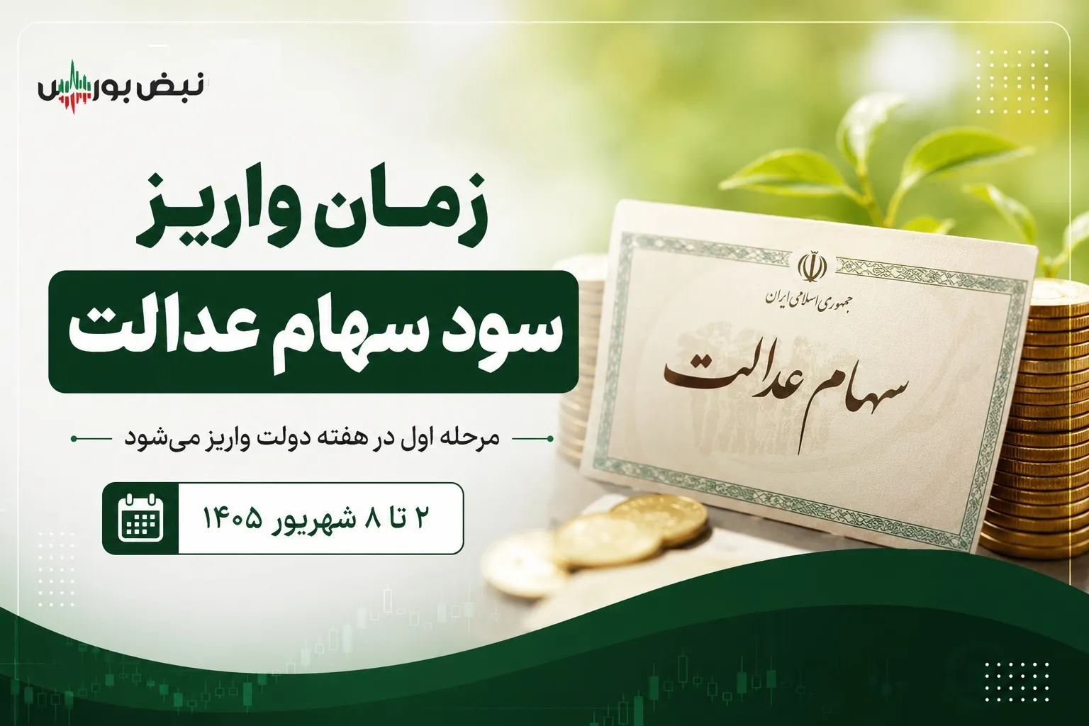 واریز سود سهام عدالت ۱۴۰۵ از این تاریخ آغاز می‌شود؟+ زمان مرحله اول و دوم و مبلغ سود