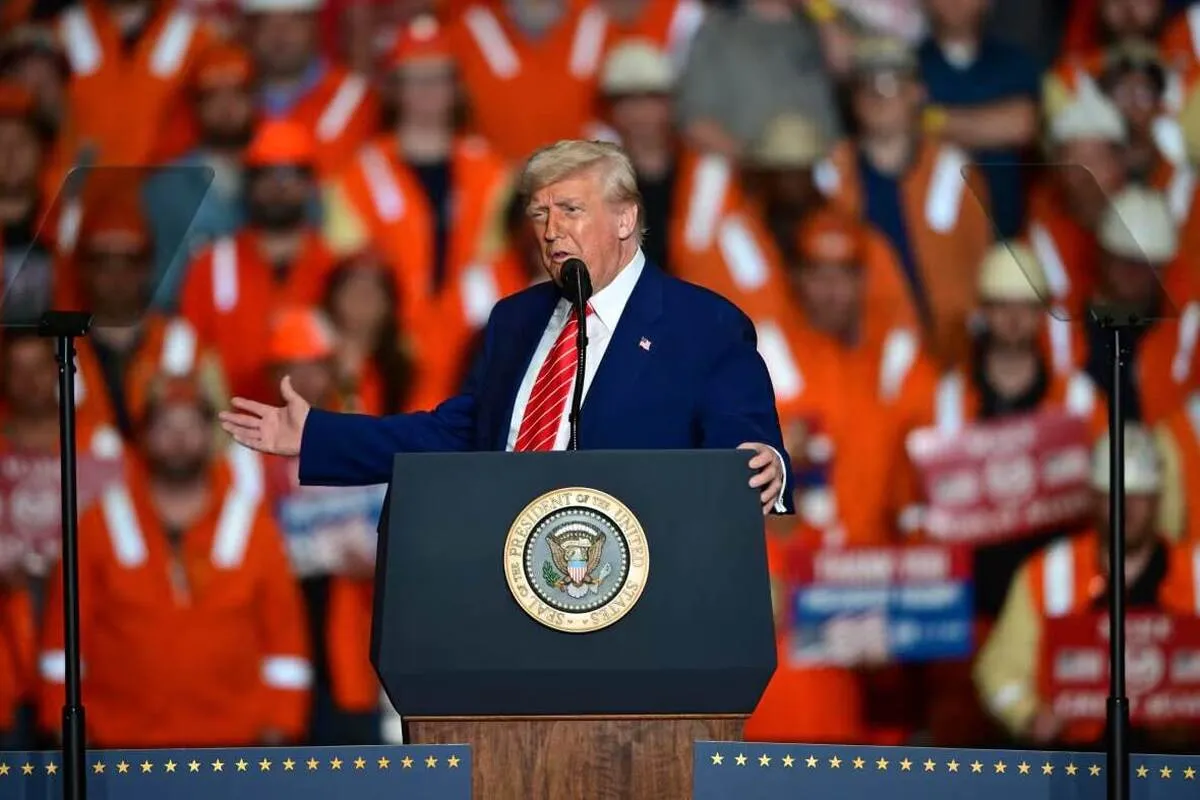 زنگ خطر تعرفه ۵۰ درصدی ترامپ برای واردات فولاد