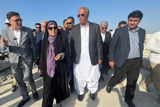 بازدید وزیر راه و شهرسازی از پروژه راه&zwnj;آهن چابهار ـ زاهدان