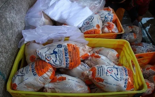ذخایر گوشت مرغ در محدوده ۳۰ هزارتن است
