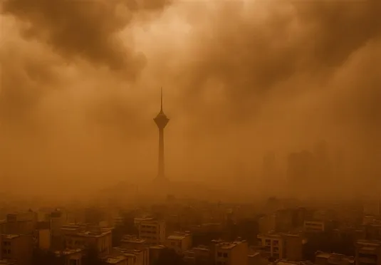 هشدار طوفان گردوخاک ۴ روزه در تهران