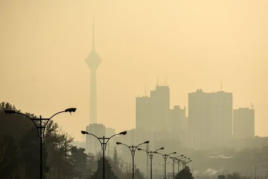 شاخص آلودگی هوای تهران پنجشنبه ۹ بهمن ۱۴۰۴
