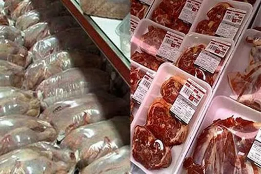 عرضه گسترده مرغ، گوشت و برنج در فروشگاه ها